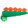 Gatuida Coda di Dinosauro Morbido per Costume Accessorio Animal Cosplay Adorabile per Feste e Giochi Genitore Figlio Verde
