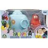 Giochi Preziosi Barbapapà - Barbacameretta, Barbaforte Mini Personaggio 8 cm con la Sua Cameretta Blu, collezionale Tutte, per Bambini a Partire dai 12 Mesi, BAP01400