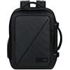 American Tourister Take2Cabin - Borsa da cabina Wizz Air/Vueling 30 x 20 x 40 cm, 26,5 L, 0,60 kg, Carry On, zaino da aereo S/M Underseat, Black Edition (Black Edition)