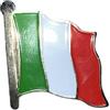 miss divisa Spilla Italia in astuccio elegante. Pin metallo smaltato con bandiera italiana. Made in Italy