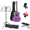 MusicalStore2005 Kit Completo per Chitarra Classica EKO CS10 (Completo, Violet)