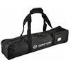 K&M 14102 Sacca per aste di strumenti - nylon, nero con logo K&M - lunghezza 70 cm - con due anelli di trasporto