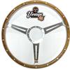 Supalite 17 " Volante Legno Chiaro Cerchio Classico Auto a Calice 9 Foro Anello Con