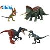 Mattel Dinosauri Istinto Primordiale, 4 Megaraptor, Pteranodonte Attacco Ruggente, Velo