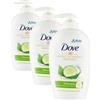 Dove, Sapone Liquido Mani, Sapone Detergente Mani Idratante, Rinfrescante, Rimuove con Efficacia Sporco e Batteri, con +5 Agenti Idratanti, Formula 99% Biodegradabile, 6 pezzi da 250ml
