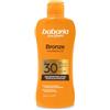 Babaria - Latte Solare Bronze Aloe SPF30 | Acceleratore di Abbronzatura | Idratante e Rigenerante | Resistente all'Acqua | Coral Friendly | Vegano | 200 ml
