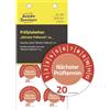 AVERY Zweckform 80 targhette di prova 20xx (con numero dell'anno da inserire autonomamente, resistenti, autoadesivi, diametro 30 mm, adesivi di prova, sigillo di prova in vinile) 7904 rosso