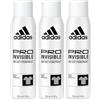 adidas 3 x Adidas 48H Anti Marks antitraspirante Spray 150ml - Pro Invisible Clear Performance