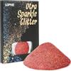 LOPHE Olografico Porporina, Artigianale Glitter Flake Paillettes Glitter Polvere da Viso e Corpo, Paillettes Polvere, Glitter il Corpo per Capelli Occhi Nail Art Festival, 100g(Oro Rosa)