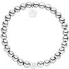 Purelei Bracciale con lettere Anxiety - Accessorio con significato - Gioielli impermeabili - con lettere in acciaio inox durevole - Regolabile - Bigiotteria alla moda per il tuo look personalizzato