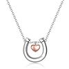 YFN Cavallo Collana Argento Sterling Ciondolo Ferri di Cavallo Gioielli Regali per Donne Ragazze