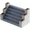 Staircase Set of 3 Lemax 84387 - Set di 3 Scale Decorative in Miniatura