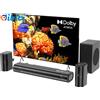 Does not apply Soundbar TV Con Dolby Atmos, Sound Bar 300W Su 4.1 Canali Con Subwoofer, 2 Altop