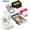 Does not apply Amber M100 Stampante Fotografica Portatile per Smartphone(10X15Cm), Wifi Stampan