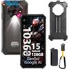 Armor X16 telefono solido Smartphone robusto indistruttibile Android 15, 12GB+12