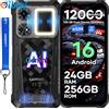 Rhino 1 Pro Telefono Indistruttibile 2026 Andriod 16-24GB+256GB/1TB Rugged Smart