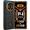 Armor X31 Pro 5G Telefono Indistruttibile 2025, 16GB+256GB/SD-2TB Android 14, 6.