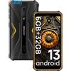 telefono cellulare robusto Smartphone Android 13, 4860Mah Telefono Indistruttib