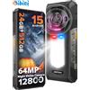 Does not apply telefono robusto Smartphone da lavoro 24GB+ 512GB Cellulari Android 15, 12800Mah
