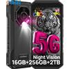 Armor X32 Pro 5Gsmartphone telefono robusto 2025, 16GB+256GB/SD-2TB Android 14