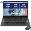 Notebook Pc portatile Display 15,6" FHD - Ram 8Gb DDR4 SSD Nvme 256Gb - Hdmi, U