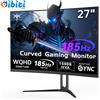 Monitor Gaming 27 Pollici Curvo QHD (2560×1440), 2K@180Hz (185Hz OC), 1Ms Gtg, P