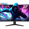 Z-Edge - Monitor Da Gioco Curvo Da 27", 300 Hz, 1 Ms, 16:9 FHD 1080P, Monitor Cu