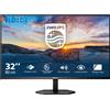 Monitor 32 Pollici FHD 1080p Altoparlanti Integrati HDMI 1.4 VGA Inclinabile Ner