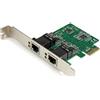 StarTech Scheda Adattatore Server Ethernet Dual Port Gigabit PCIe 1 Gbps