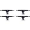 Vjsujehgy 2X 7 Pollici Longboard Trucks Skateboard Truck per Flat-Plate Bridge Staffa Universale per Skateboard Longboard nel Alluminio, Nero
