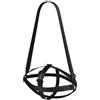 NINMORTH Borsa portaoggetti per palloni da rugby, calcio, basket, con cinghie regolabili e design con fibbia (nero, grande)