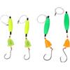 HEIBTENY Mulinello da pesca in metallo CNC con doppia maniglia, in lega di alluminio leggera, impugnatura antiscivolo per uso sinistro e destro, compatibile con mulinelli da colata serie 1000, 2000