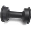 HEIBTENY Puleggia in plastica resistente per canottaggio con cuscinetti silenziosi 608zz per garantire un movimento scorrevole fluido, colore nero
