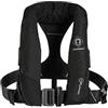 Crewsaver Crewfit+ 180N ISO Single Automatic Lifejacket with Harness 9735BKAP - Black