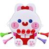 Generic Porta tee per palline, portatile, antipolvere, leggero, organizer per riporre per uomini, golfisti, padri, sport, interni