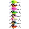 Generic XILILHC 8pcs Crankbait Lures Deep Diving Crank Hard Baits 58mm 8.4g Wobbler Bass Persico Set di Esche da Pesca Galleggianti Artificiali in Plastica