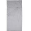 Dolvitrny Lenzuolo per sacco a pelo, con tasca per cuscino, leggero, da campeggio, per viaggi ed escursionismo, portatile, grigio (75 x 210 cm, grigio)
