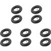 Vjsujehgy Confezione da 10 Camere d'Aria con Valvola TR87 per Carriola, Camion con Sacco, Carretto Un Mano 3.00-4, 10X3, 260X85 Nero