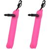 Vjsujehgy 2X Immersioni Subacquee Mini Diving SMB Ciondolo Gonfiabile di Sicurezza Tubo di Segnale per Salsiccia Boa di Superficie per Gli Appassionati di Immersioni Rosa