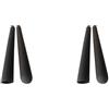 Vjsujehgy 4 Pezzi Impugnature per Attrezzatura da Palestra Accessori per Palestra Impugnature per Attrezzatura Fitness Parti Diametro Interno 25 Spessore Tubo 2 mm Lunghezza 170 mm