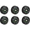Vjsujehgy 6X Bussola con Pulsante A Olio - Ultra Compact 20mm - Mini SAS Survival