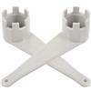 TOKIDNY Chiave per Valvole Kayak in Plastica PVC 2 Unitá, Utensile per Valvole Gonfiabili Gommoni e Canoe, Accessorio Pratico per Sport Acquatici e Riparazioni Nautiche