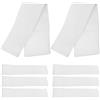GATHINESS 8 Pezzi Fascia da Braccio Bianca in Nailon Resistente per Calcio e Eventi All'aperto, Regolabile e Adatta a Tutte le Misure per Coordinazione di Squadra