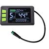 Caswynlife P3C Bicicletta Elettrica Display LCD 24V-48V 5PIN E-Scooter Meter Con USB UART Per Mountain Ebike Parti Nero