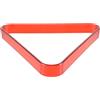 ADOCARN Triangolo da Biliardo in Plastica Resistente Mini Porta-Palle da Biliardo Rosso e Sala Giochi Accessorio per Organizzazione Palline Standard