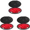 Vjsujehgy 3X Coperchio Marino Piastra di Coperta Estraibile Piastra di Coperta con Foro Kit Boccaporto con Accessori per Kayak per Barche da Pesca per Kayak