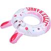 Riuulity Anello da Nuoto Gonfiabile con PVC Alimentare, Pelle Resistente Agli Urti e Non Irritante, 23,6 Pollici per Feste Estive in Piscina per Bambini