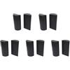 Vjsujehgy Rullo in Schiuma Semicircolare da 5 Paio 30 cm per Yoga Pilates Attrezzature per Il Fitness Blocco per L'Equilibrio Blocchi Yoga