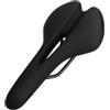Caswynlife Sella per bicicletta con design cavo, morbida imbottitura in gel e pelle sintetica per mountain bike, traspirante, con doppie molle ammortizzanti per il massimo comfort (marrone scuro)