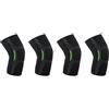 Vjsujehgy 4X Breathable Ginocchiere Sportive da Basket Palloni da Ginnastica Alti Elastici per Pallavolo Supporto da Allenamento per Ginocchio Proteggi XL